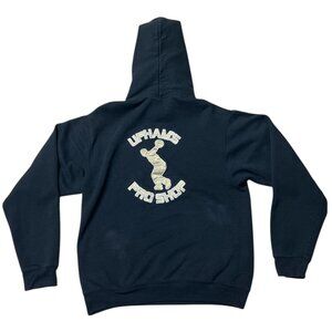 Bowling Upham's Pro Shop Hoodie Sweatshirt Size S "Sammy" Black Long Sleeve Hood